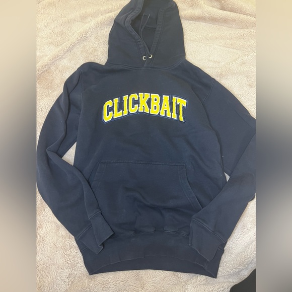 Clickbait Blue sweater - size S - Picture 1 of 3